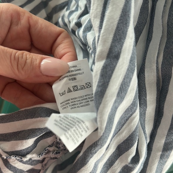 Madewell Butterfly Top - Striped Square Neck Blouse - sold out online - Picture 6 of 8